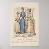 レディビクトリアンーズガーデンパリフランスのヴィンテージアド ポスター (正面)