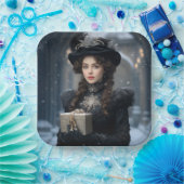 レディビクトリアンー ペーパープレート (パーティー)