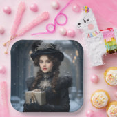 レディビクトリアンー ペーパープレート (パーティー)