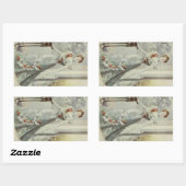 レディビクトリアンー – ヴィンテージフランスのファッション – グレードレス 長方形シール (シート)