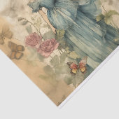 レディビクトリアンー&蝶ヴィンテージデコページ 薄葉紙 (詳細)