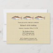 レディフィッシュイベントパーティの招待状 招待状 (裏面)