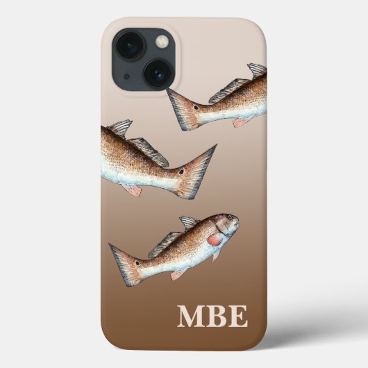 レディフィッシュ三泳ぎ Case-Mate iPhoneケース (裏面)