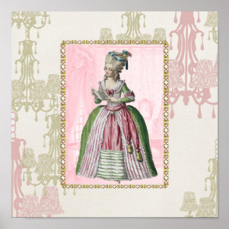 レディフランスのピンク ポスター