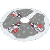 レディプードル ブラッシュドポリエステルツリースカート (アングル)