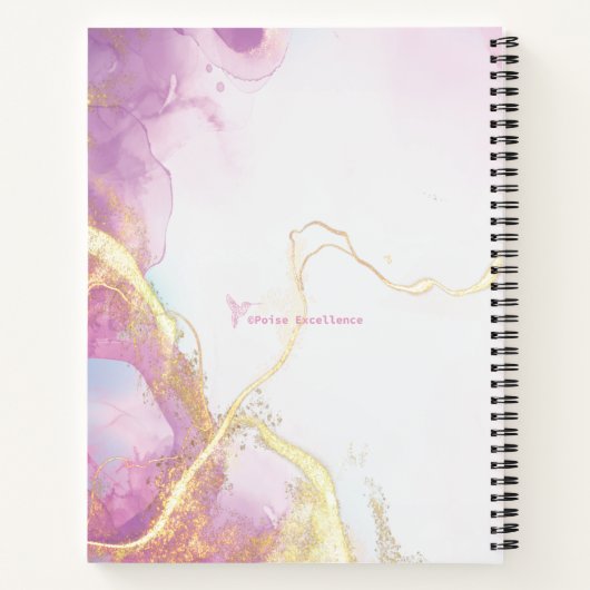 レディボスやる気を起こさせるビジネスの強化 ノートブック (裏面)