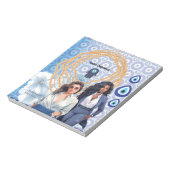 レディボストルコの邪悪な目、幸運の魅力 ノートパッド (回転)