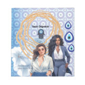 レディボストルコの邪悪な目、幸運の魅力 ノートパッド (正面)