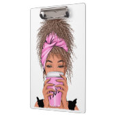 レディボスライフ、ボスベビーウーマンバングルブレスレットブ クリップボード (左)