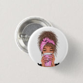 レディボスライフ、ボスベビーウーマンバングルブレスレット 缶バッジ (正面&裏面)