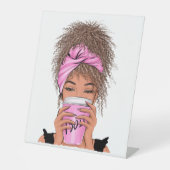 レディボスライフ、ボスベビーウーマンベビーボディスーツトート 台座サイン (正面)