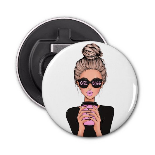 レディボスライフ、ボスベビーウーマン、女の子ボススターリン 栓抜き (正面)