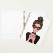 レディボスライフ、ボスベビーウーマン、女の子ボスTシャツ プランナー手帳 (ディスプレー)