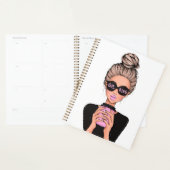 レディボスライフ、ボスベビーウーマン、女の子ボスTシャツ プランナー手帳 (ディスプレー)