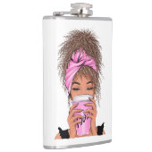 レディボスライフ、ボスベビーウーマンTシャツスーパーマーケットBa フラスク (右)