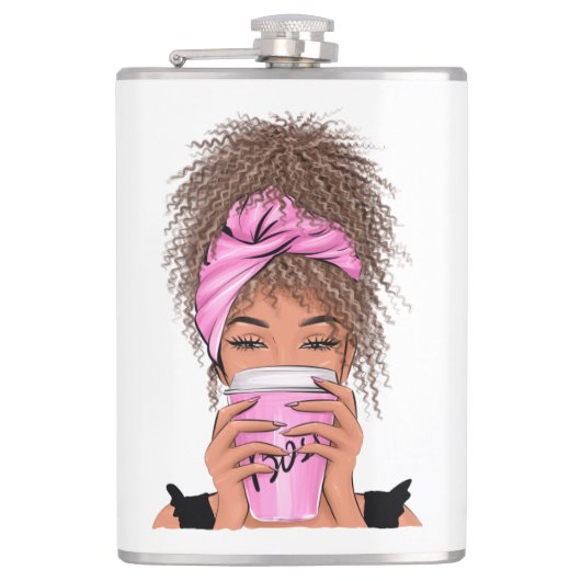レディボスライフ、ボスベビーウーマンTシャツスーパーマーケットBa フラスク (正面)