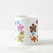 レディボス、ビッグフラワーコーヒーマグ コーヒーマグカップ (中央)