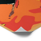 レディマティスとプロセッコワイン ポスター (角)