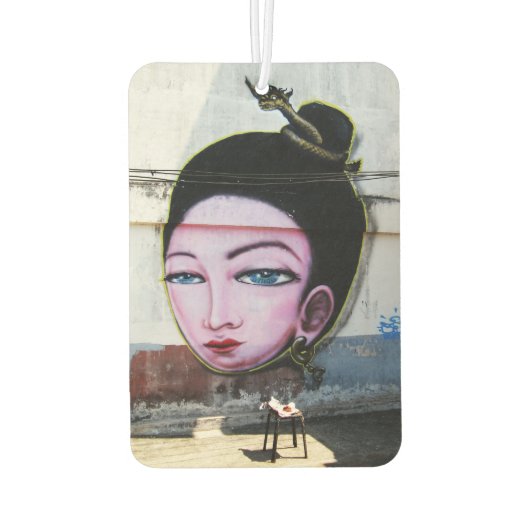 レディラオグラフィティ通りアート カーエアーフレッシュナー (裏面)