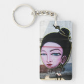 レディラオグラフィティ通りアート キーホルダー (正面)