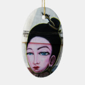 レディラオグラフィティ通りアート セラミックオーナメント (右)