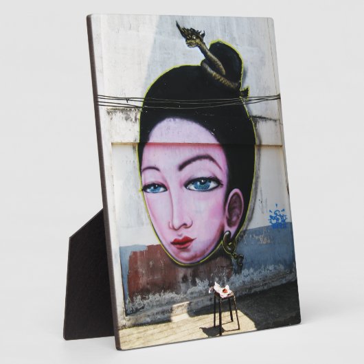 レディラオグラフィティ通りアート フォトプラーク (側面)