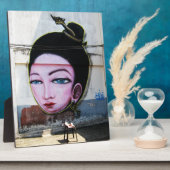 レディラオグラフィティ通りアート フォトプラーク (側面)