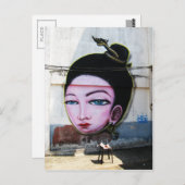 レディラオグラフィティ通りアート ポストカード (正面/裏面)