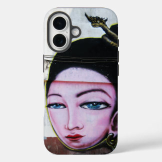レディラオグラフィティ通りアート iPhone 16ケース