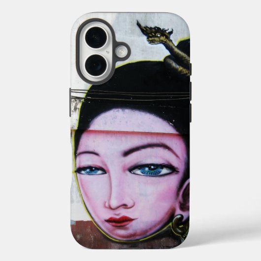 レディラオグラフィティ通りアート Case-Mate iPhoneケース (裏面)