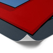 レディルックアウトウィンドウパーソナライズされた引用文 ポスター (角)