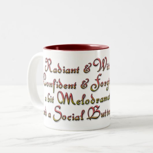 レディレオ〔占星術の〕十二宮図 ツートーンマグカップ (正面左)