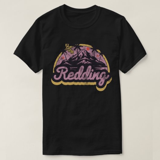 レディング・カリフォルニア Tシャツ (デザイン正面)