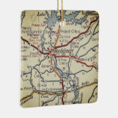 レディングCAヴィンテージマップ セラミックオーナメント (右)