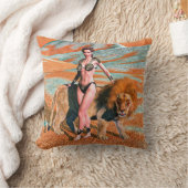 レディーとライオン クッション (ブランケット)