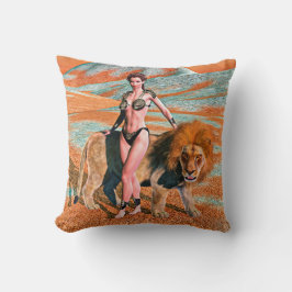 レディーとライオン クッション