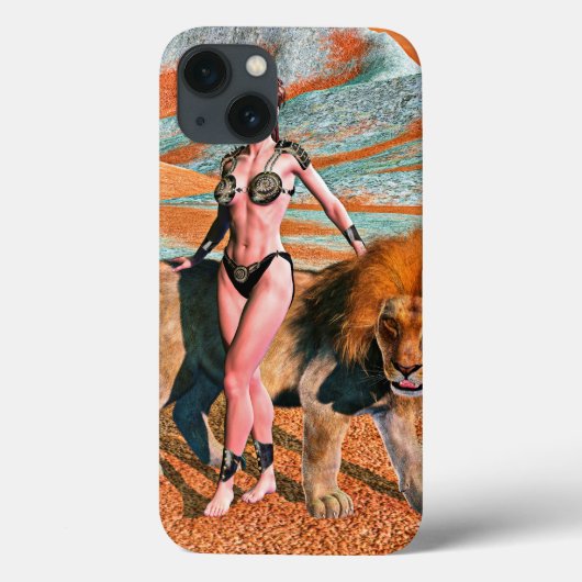 レディーとライオン Case-Mate iPhoneケース (裏面)