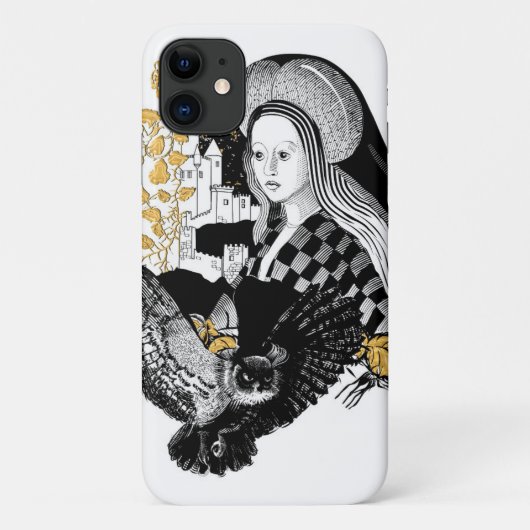 レディーと夜のふくろう Case-Mate iPhoneケース (裏面)