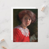 レディーのポートレート(Elin Danielson-Gambogi) カード (正面/裏面インサイチュ)