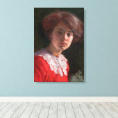 レディーのポートレート(Elin Danielson-Gambogi) キャンバスプリント (インサイチュ (ウッドフロア))