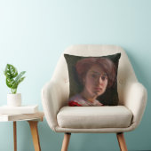 レディーのポートレート(Elin Danielson-Gambogi) クッション (椅子)