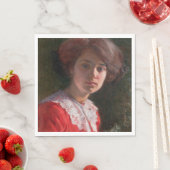 レディーのポートレート(Elin Danielson-Gambogi) スタンダードランチョンナプキン (インサイチュ)