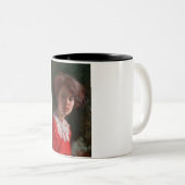 レディーのポートレート(Elin Danielson-Gambogi) ツートーンマグカップ (正面右)