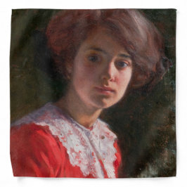 レディーのポートレート(Elin Danielson-Gambogi) バンダナ