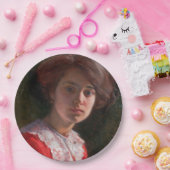 レディーのポートレート(Elin Danielson-Gambogi) ペーパープレート (パーティー)