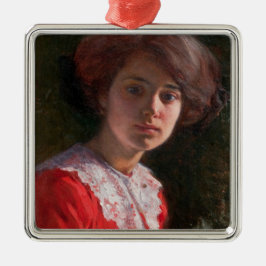 レディーのポートレート(Elin Danielson-Gambogi) メタルオーナメント