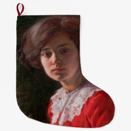 レディーのポートレート(Elin Danielson-Gambogi) ラージクリスマスストッキング