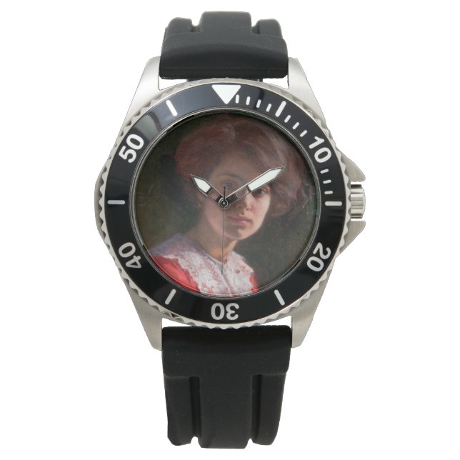 レディーのポートレート(Elin Danielson-Gambogi) 腕時計 (正面)
