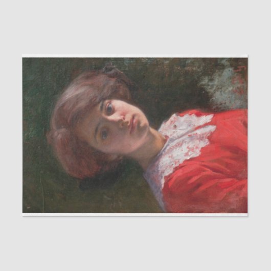 レディーのポートレート(Elin Danielson-Gambogi) 薄葉紙 (正面)