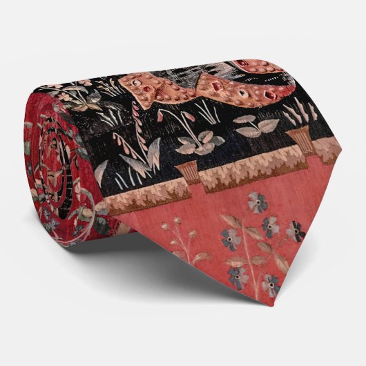 レディーアンドユニコーン中世タペストリーTouch ネクタイ (ロール)